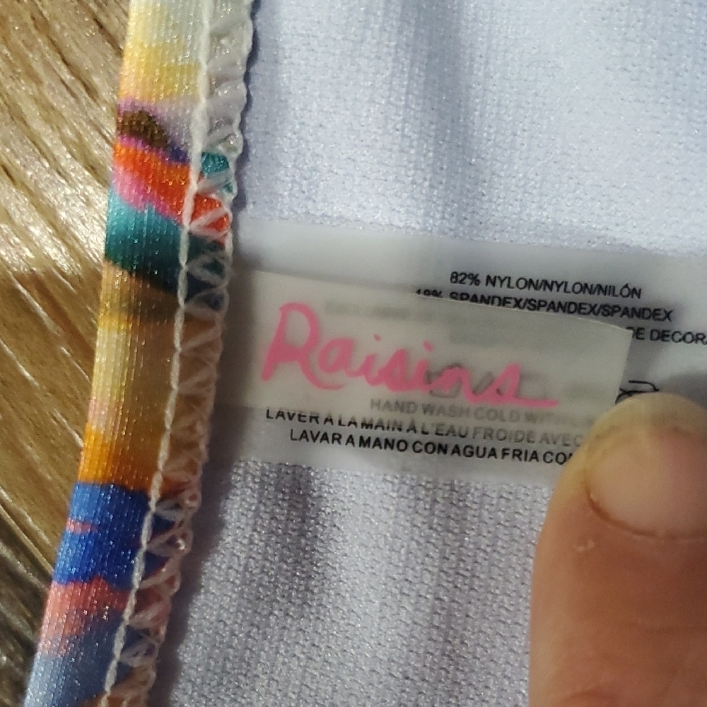 Raisins Pink and Blue Artistic Bikini - Picture 2 of 7